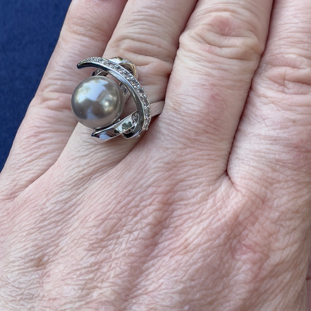 Bridal Faux Pearl ring